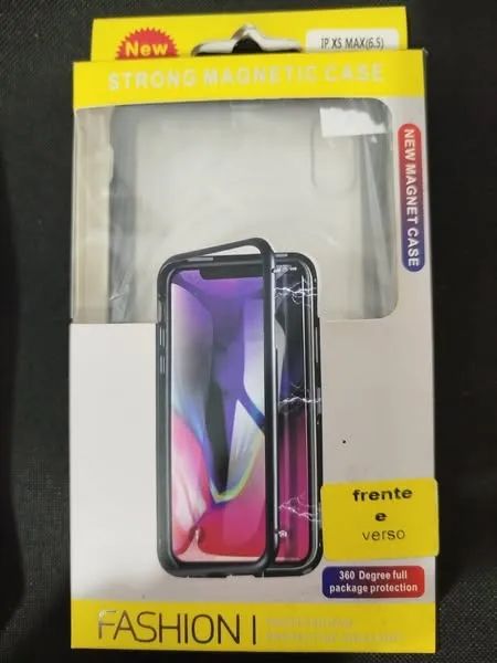 IPHONE XS VIDRO FRENTE E VERSO CAPINHA