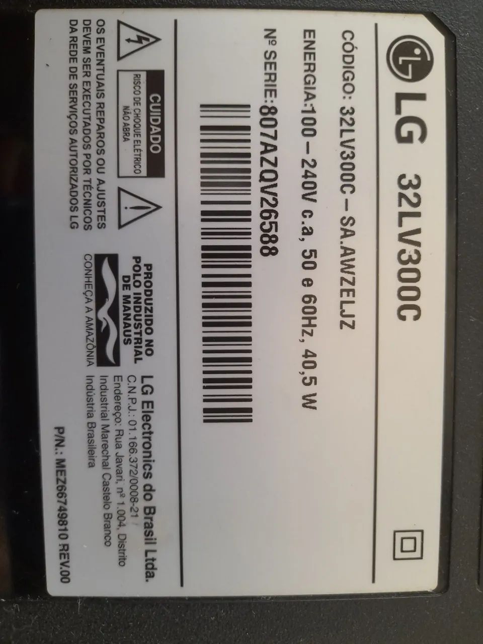 Placa fonte TVLG 32LV300C  - Foto 2