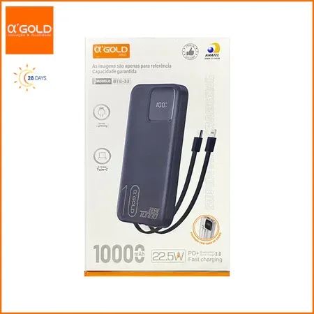 Carregador Powerbank BTE-33 10000mAh Carregamento Rápido - Foto 3