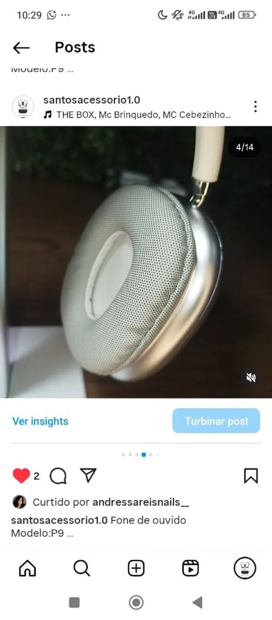 Fone de Ouvido Sem Fio P9 - Foto 4