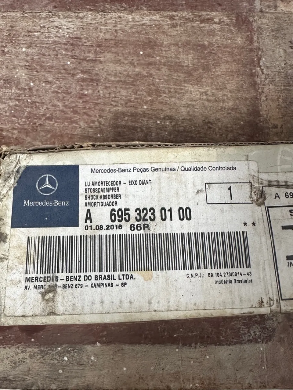 Amortecedor 1620 original Mercedes novos