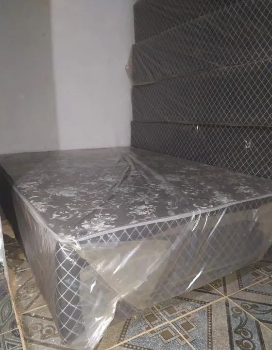 CAMA BOX CASAL (NOVA E EMBALADA) - Foto 6