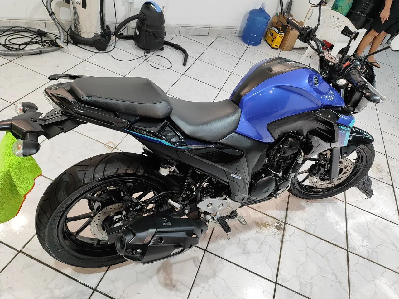 Yamaha Fazer Yamaha Fz25 Azul Mate Yamaha FZ25 Crash Bars (2018-2021)