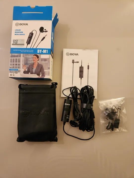 Microfone de Lapela Boya BY-M1 - Novo - Foto 3
