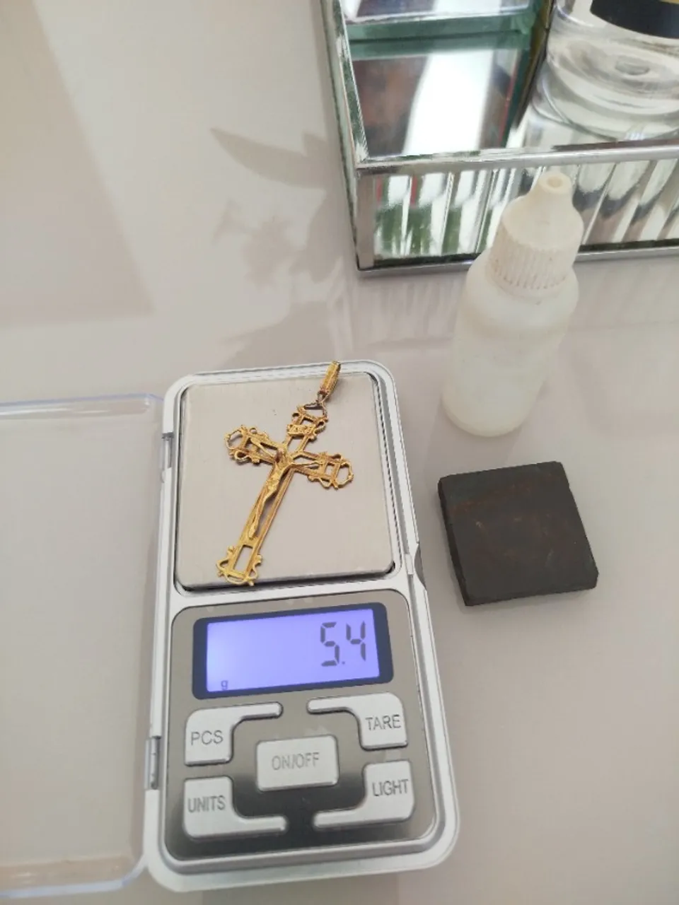 Pingente ouro 18k 5.5g