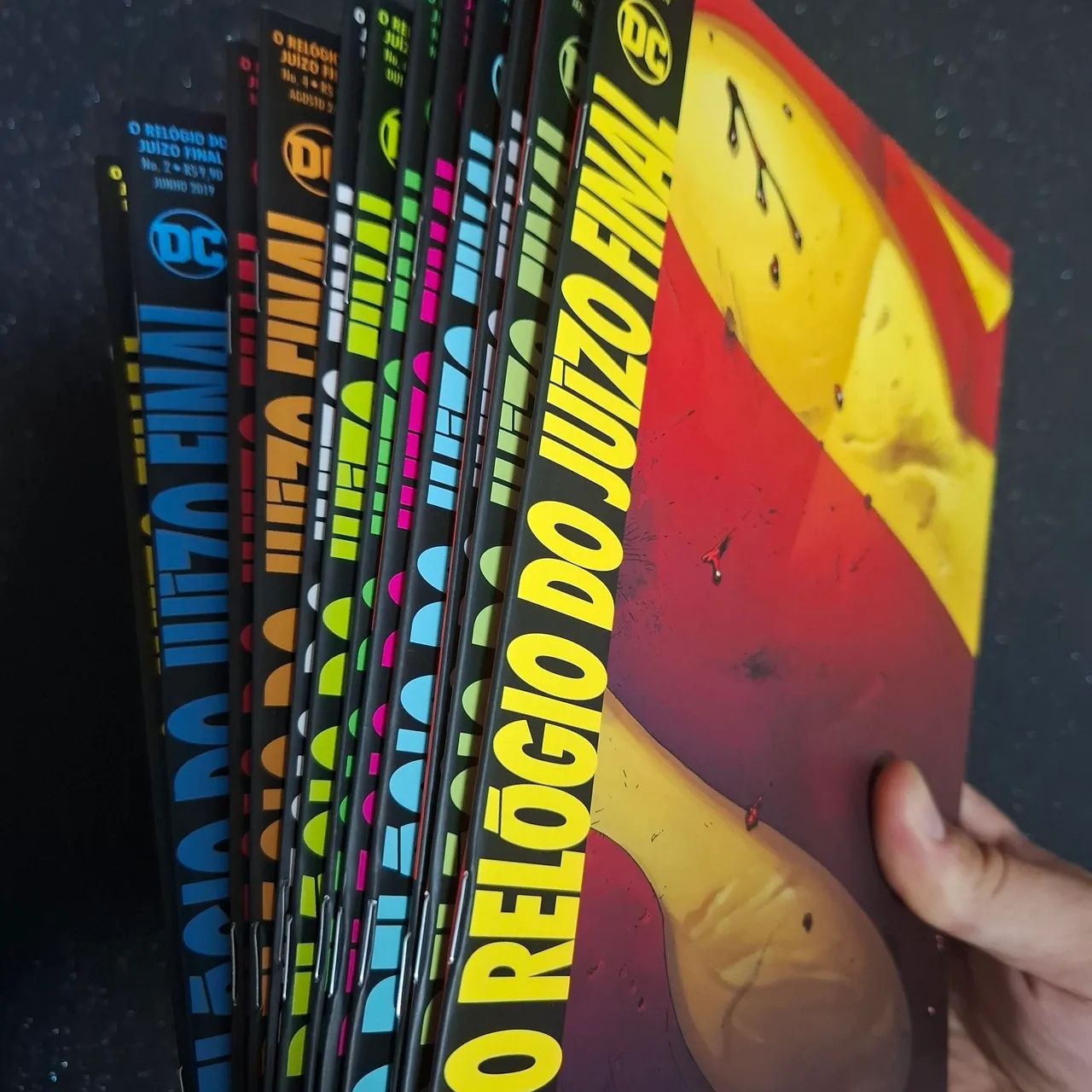 O Relógio do Juízo Final Minissérie Completa 12 edições DC Comics