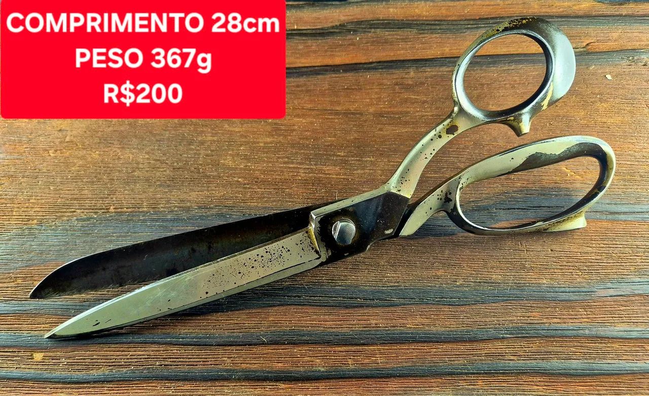 ANTIGA E RARA TESOURA DE ALFAIATE ALEMÃ 