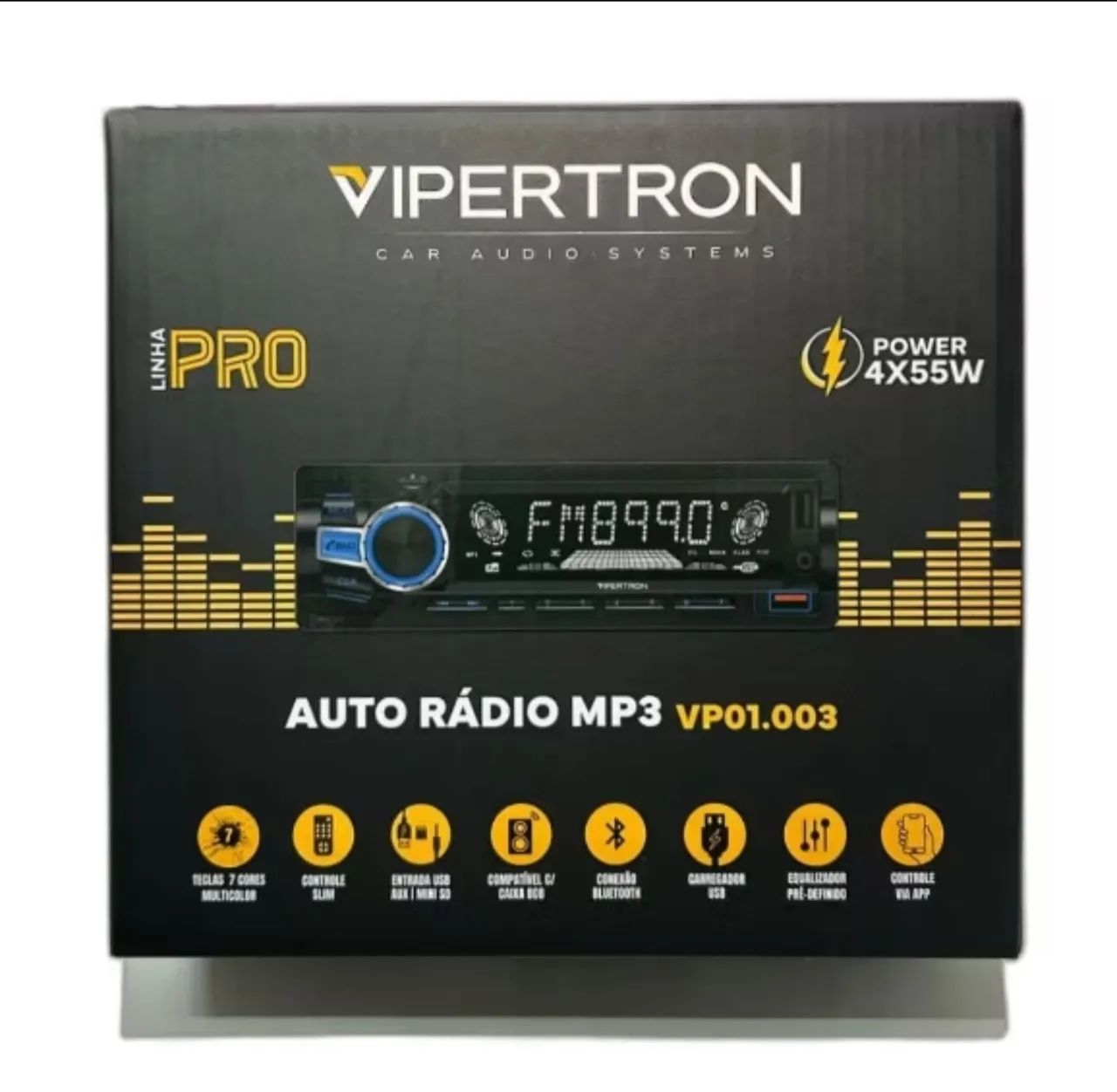 Auto Rádio MP3 Vipertron VP01.003 - Novo - Foto 4