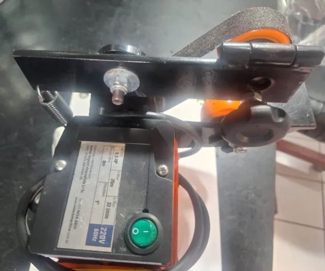 Mini Lixadeira, pequena e robusta, para cutelaria, motor ½ CV - Foto 4