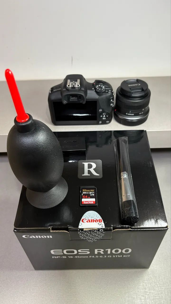 Câmera EOS R100 com Lente RF-S 18-45mm - Foto 3