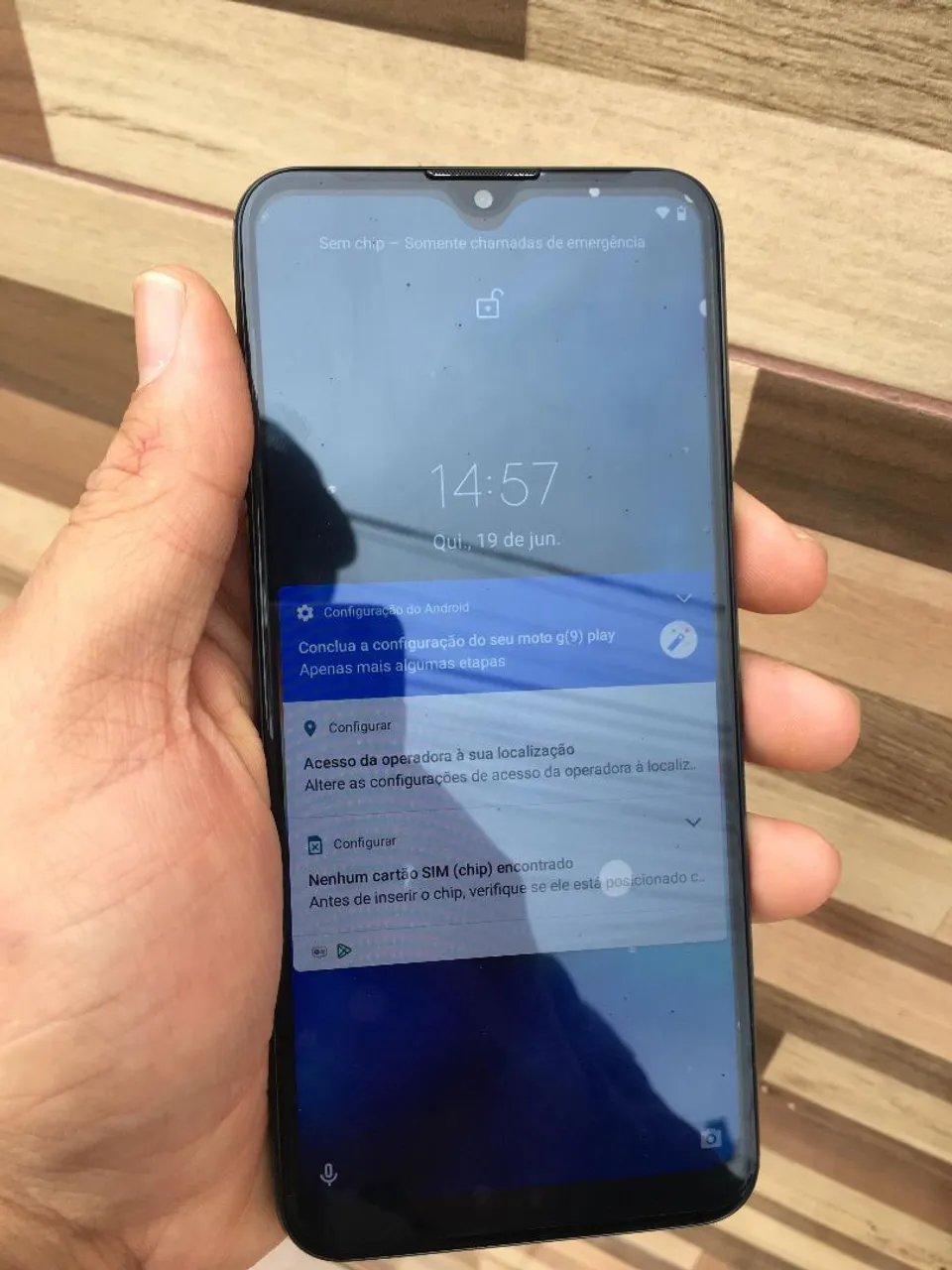 Moto g9 play seminovo, super conservado 