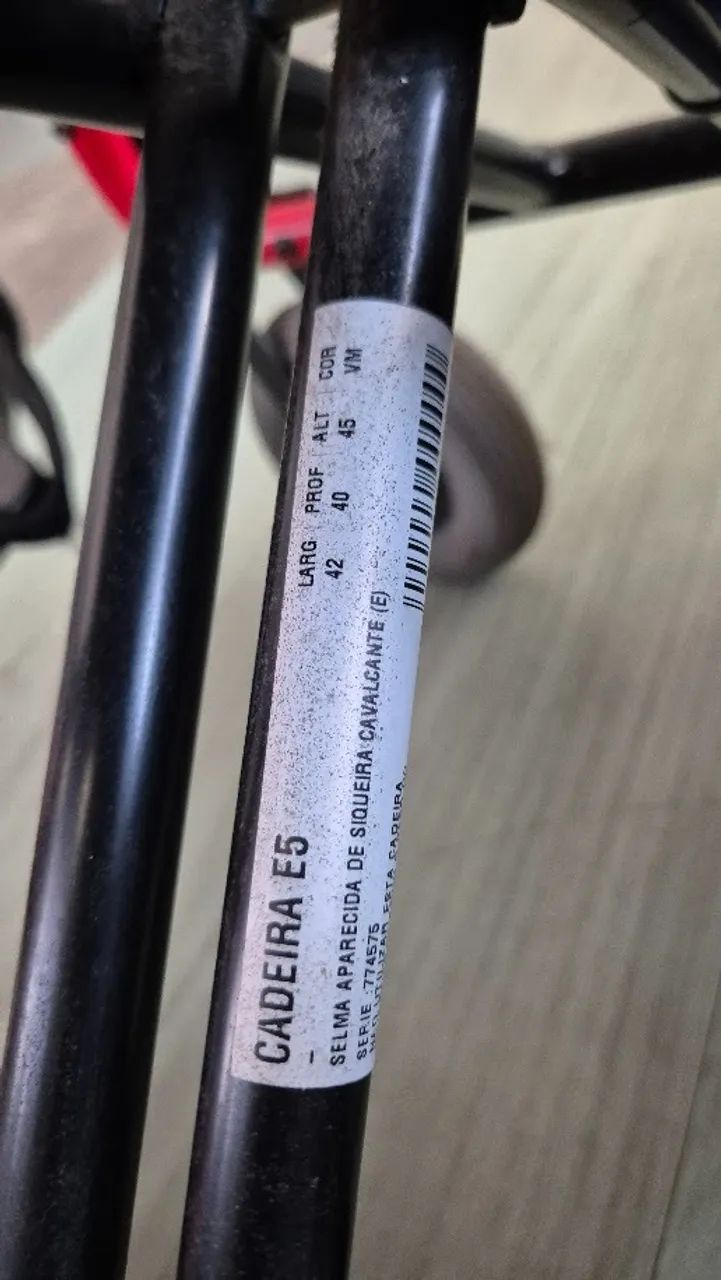 Cadeira de Rodas Motorizada Ortobras E5 com cinto de contenção - Médico hospitalares - Foto 6