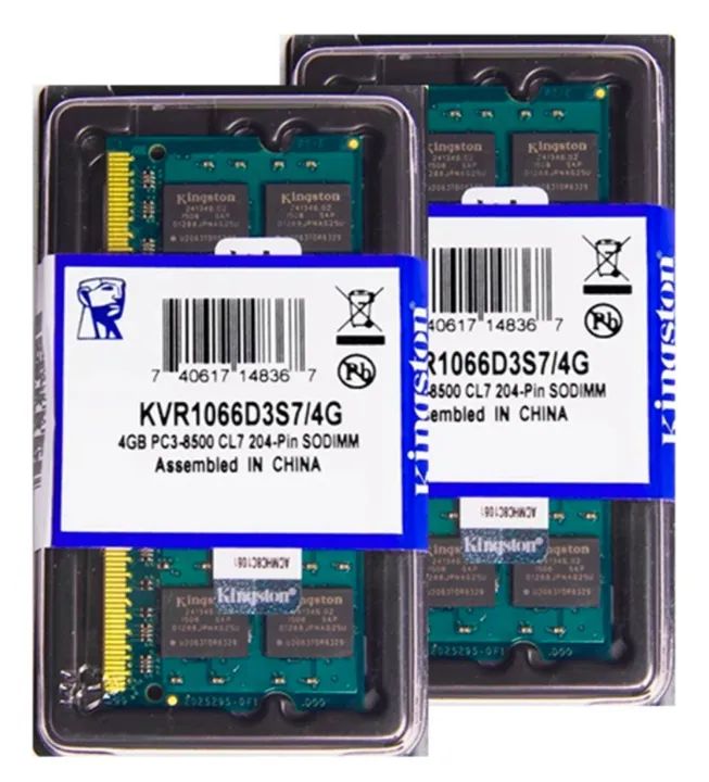 Memória RAM Kingston 4GB DDR3 1066MHz (50 Unidade)!!!