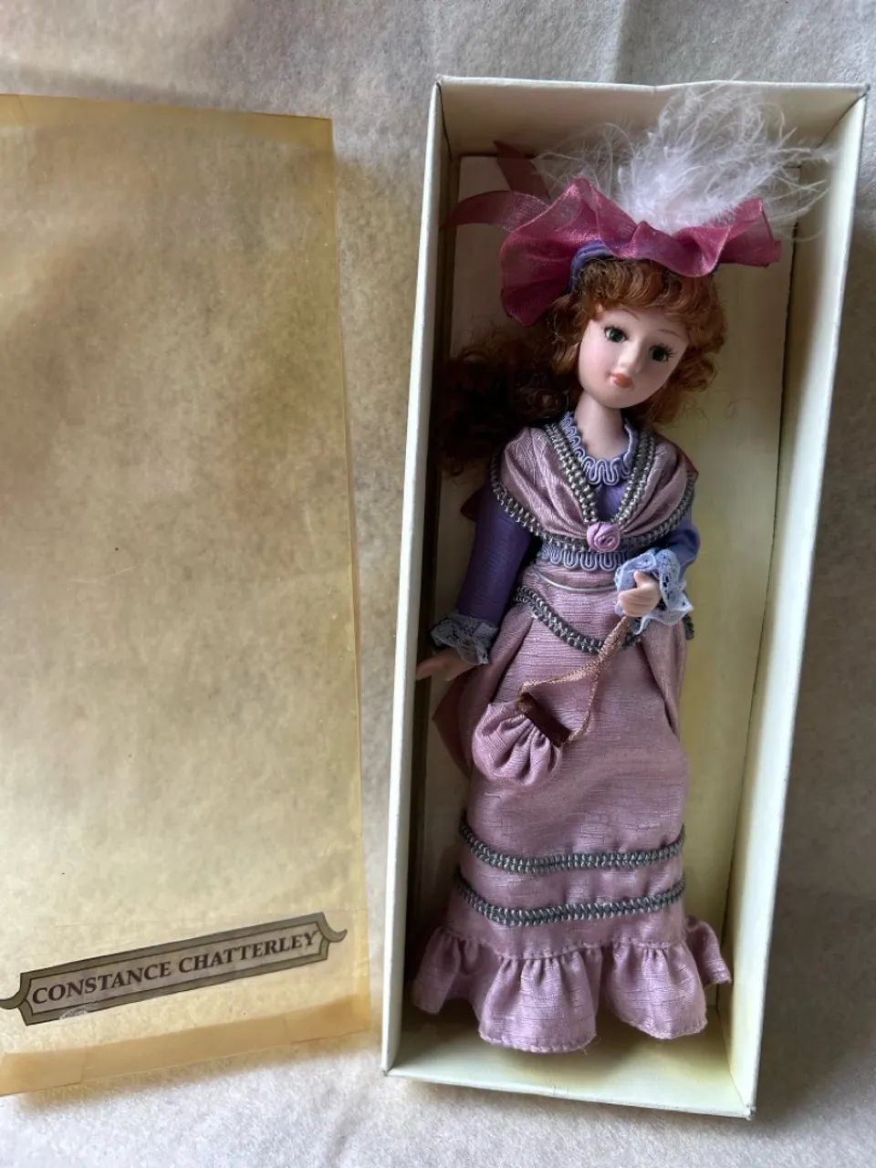 Boneca de Porcelana Vintage damas de época 