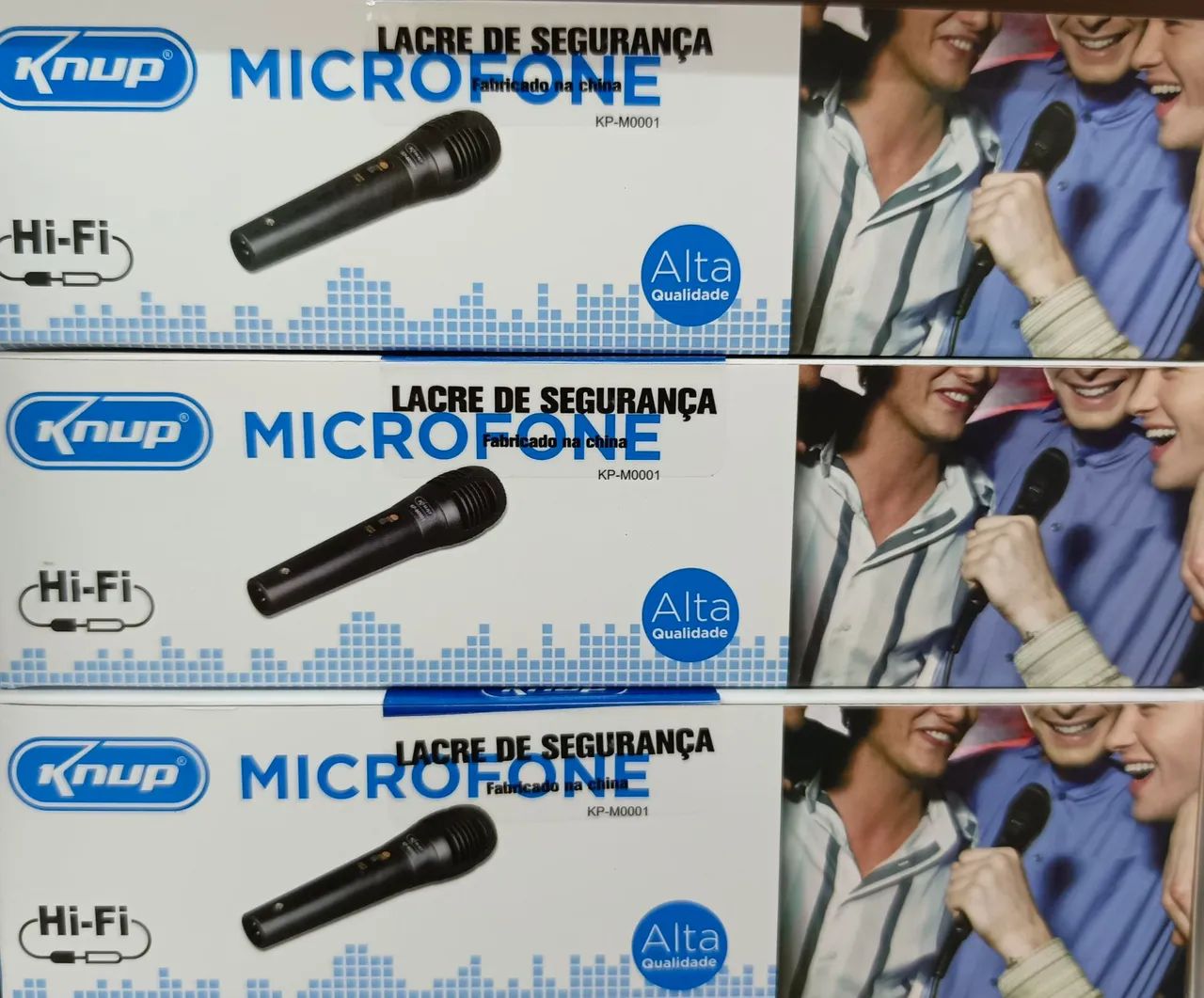 MICROFONE DINAMICO C/ FIO REF.: KP-M0001