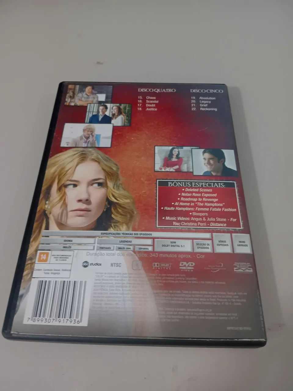 DVD Revenge A primeira Temporada Completa - Foto 4
