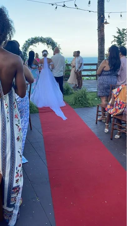 Vestido de noiva + véu - Foto 4