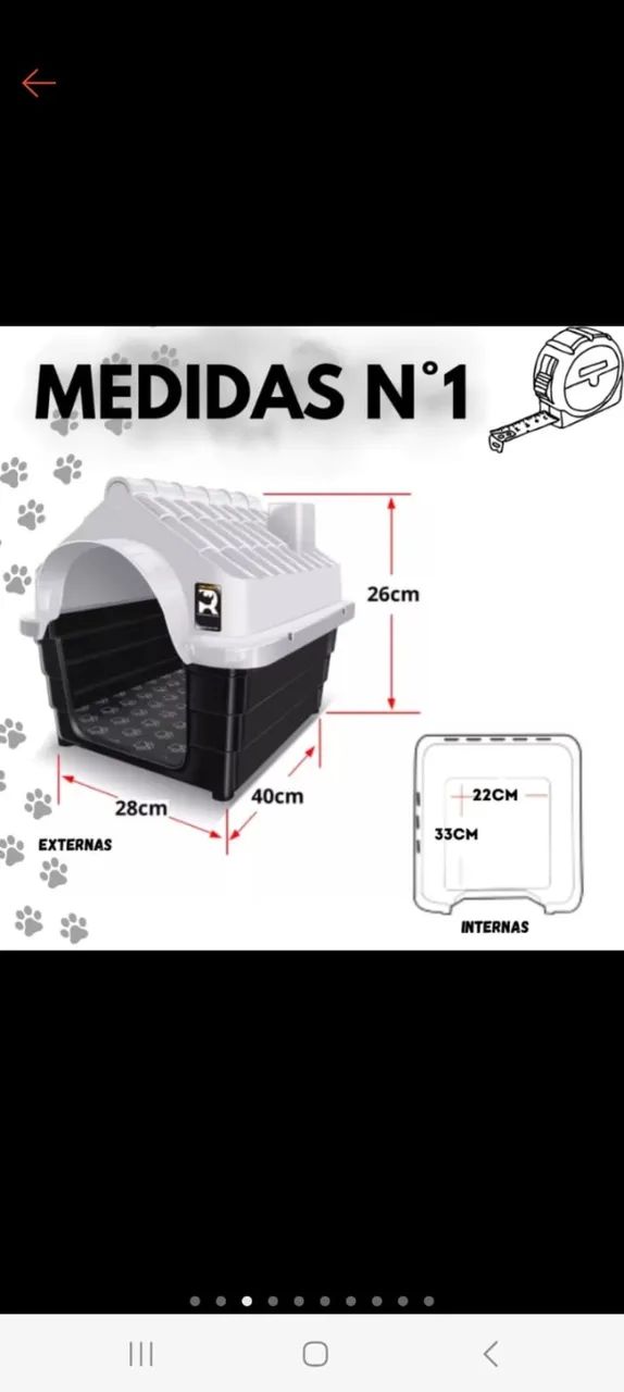 Confira Casinha Casa Cama Cachorro Filhote Gato Pequeno N1 Casa Pet Com Proteção Raios UV 