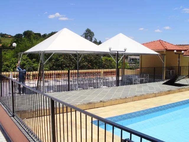 Tenda de lona Branca  - Foto 2