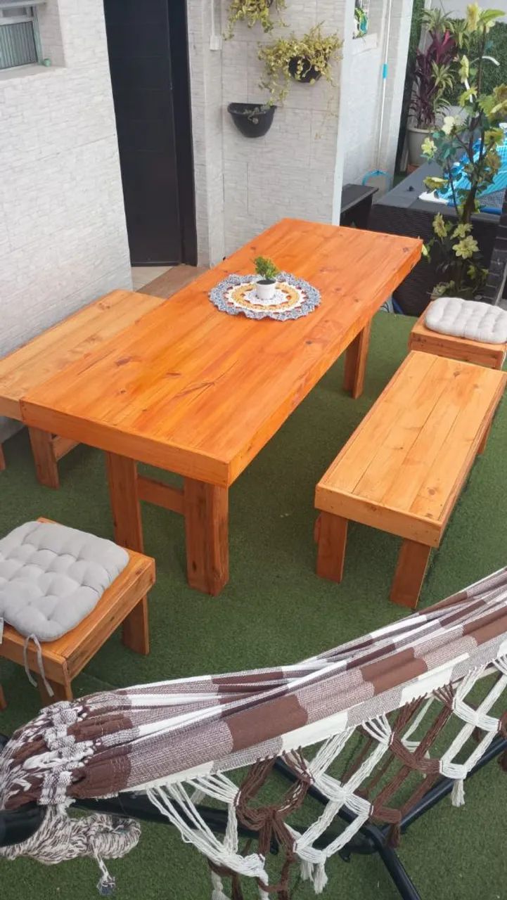 Mesa de Jantar de Pallet 