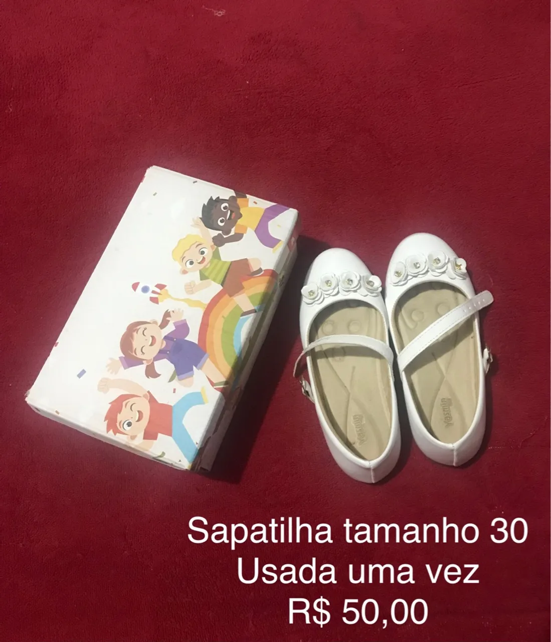 Sapatilha Infantil Tamanho 30 - Usada