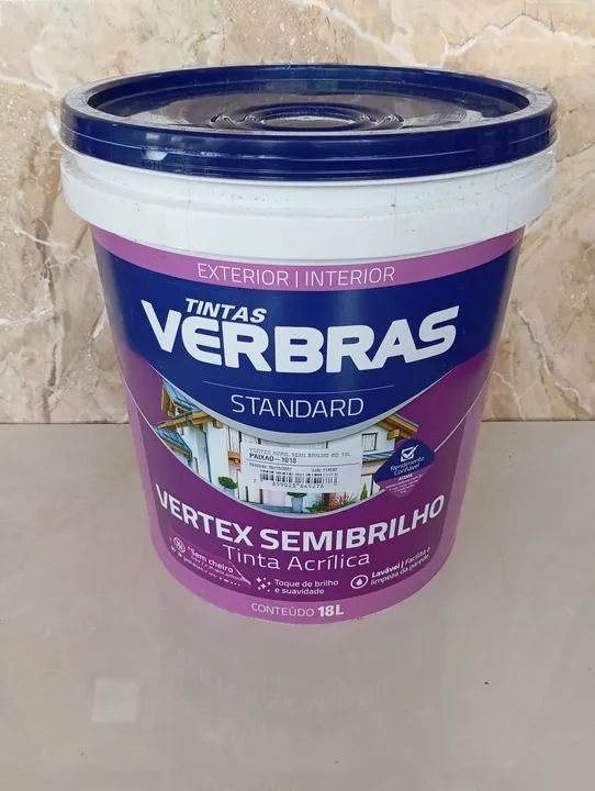 Tinta Acrílica Verbras Semi Brilho 18L - Foto 2