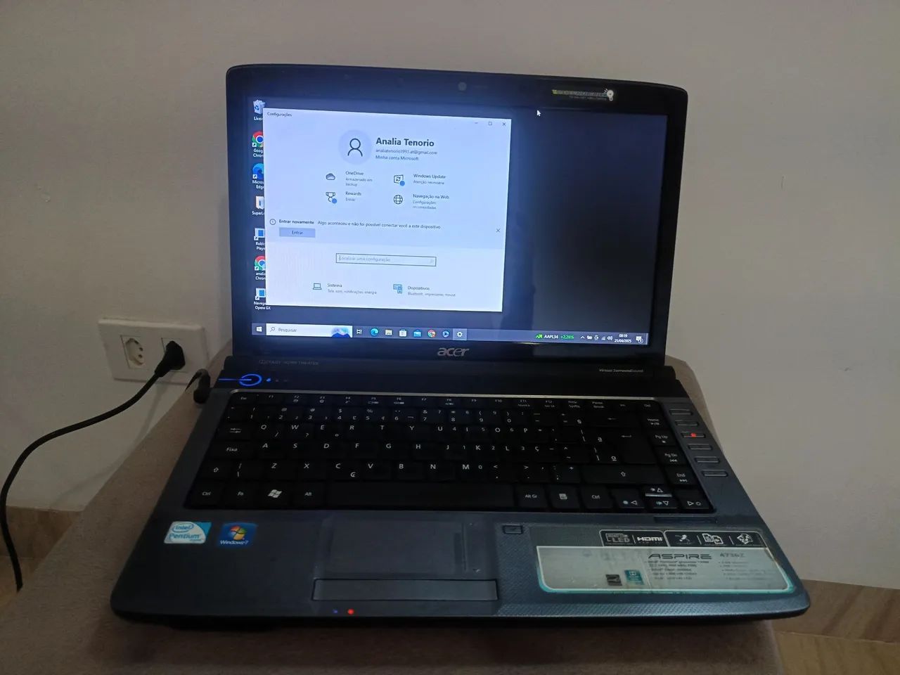 Notebook Acer Pentium(R) Dual-Core CPU 2.20GHz - Foto 4
