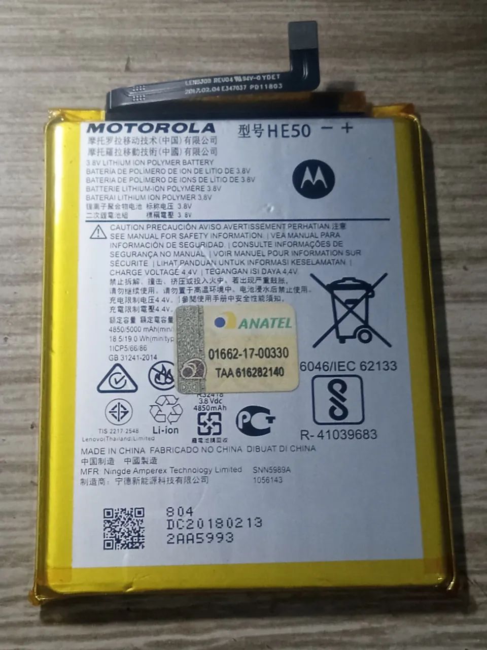 Bateria Motorola moto E4 plus HE50 original 