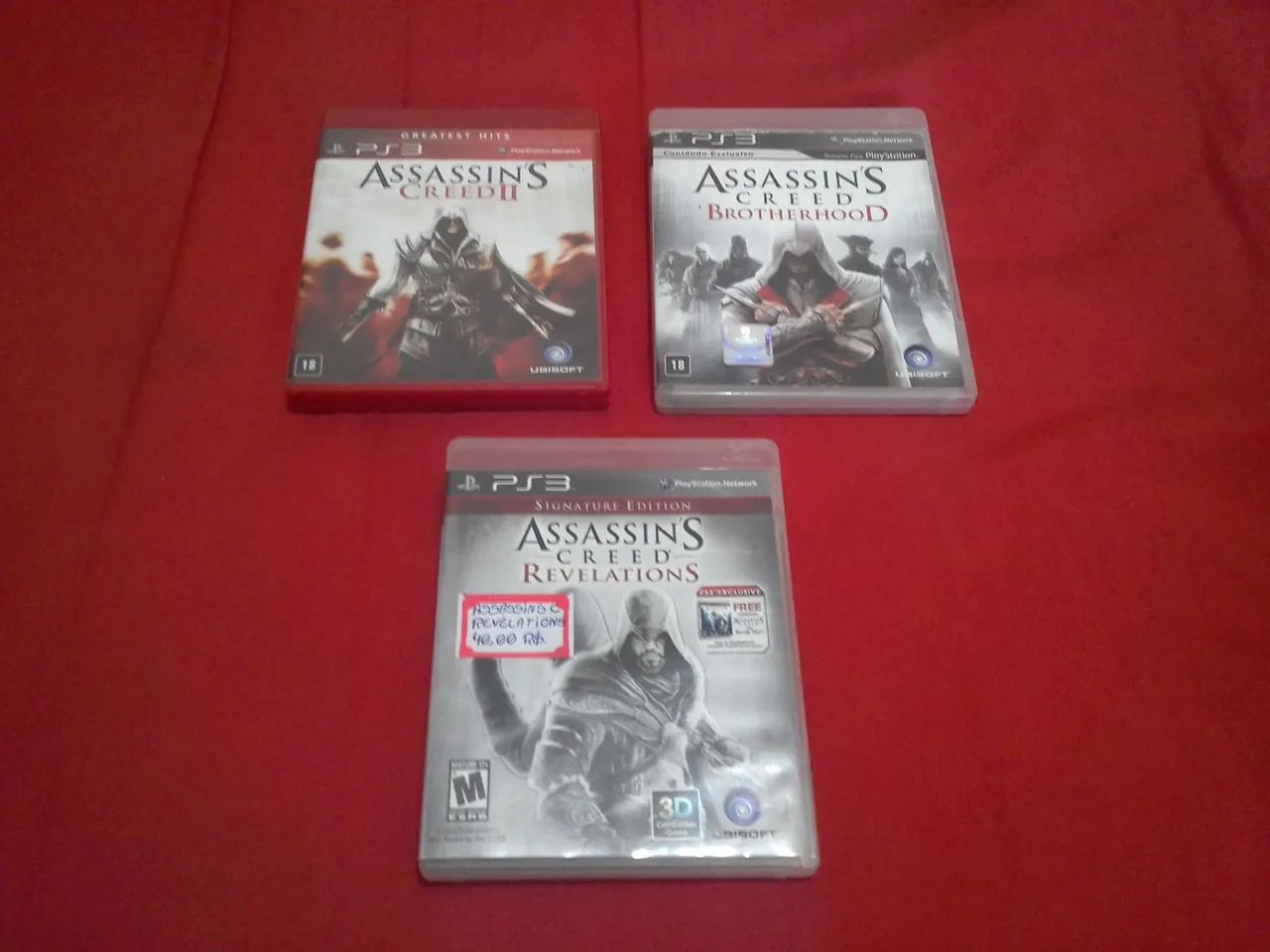 Assassins Creed II, Brotherhood e Revelations PS3