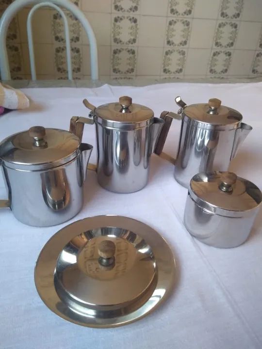 Conjunto Para Chá Cafe Wolff Inox - Foto 3