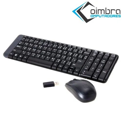 Kit Teclado E Mouse Sem Fio Wireless Mk220 Logitech - Loja Coimbra Computadores Entregamos - Foto 4