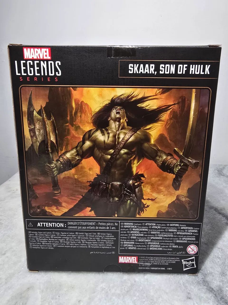 Marvel legends SKAAR, son of HULK 85 years lacrado original - Foto 2