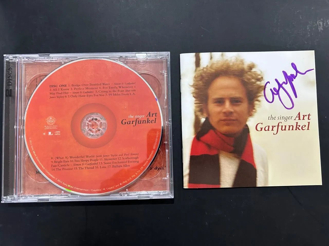 Garfunkel CD Autografado
