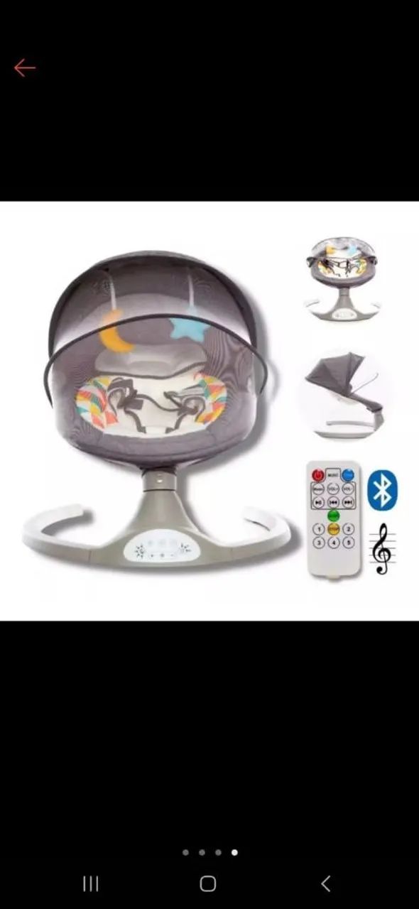 Balanço Elétrico para Bebê com Controle Remoto