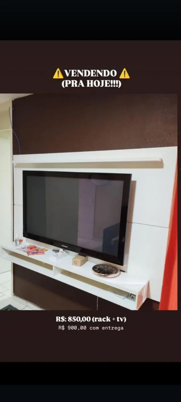 Rack com TV - Oportunidade