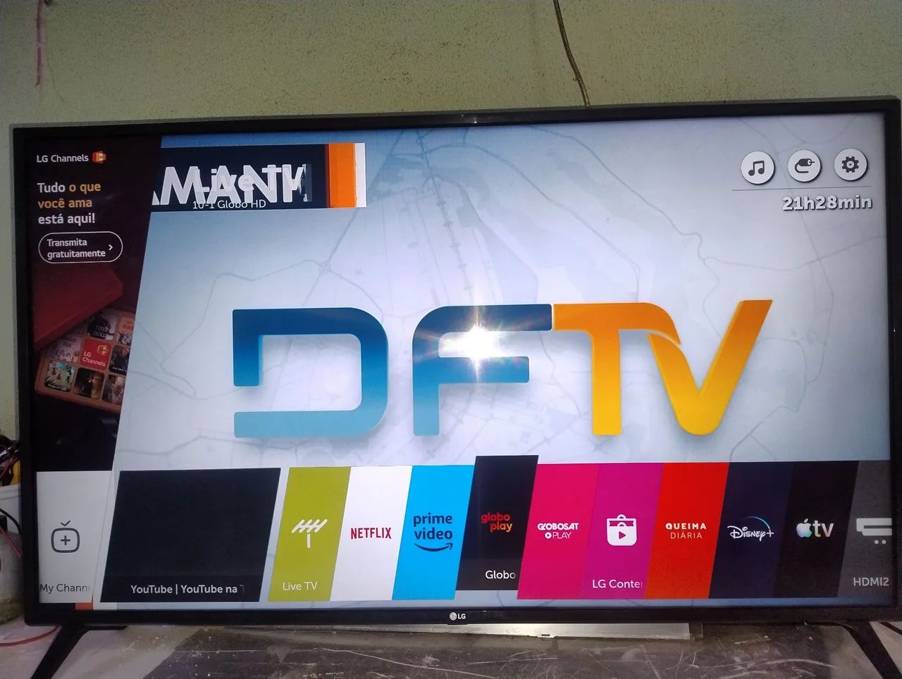 Vendo TV LG 49 polegadas smart funcionando perfeitamente com todos os aplicativos - Foto 3