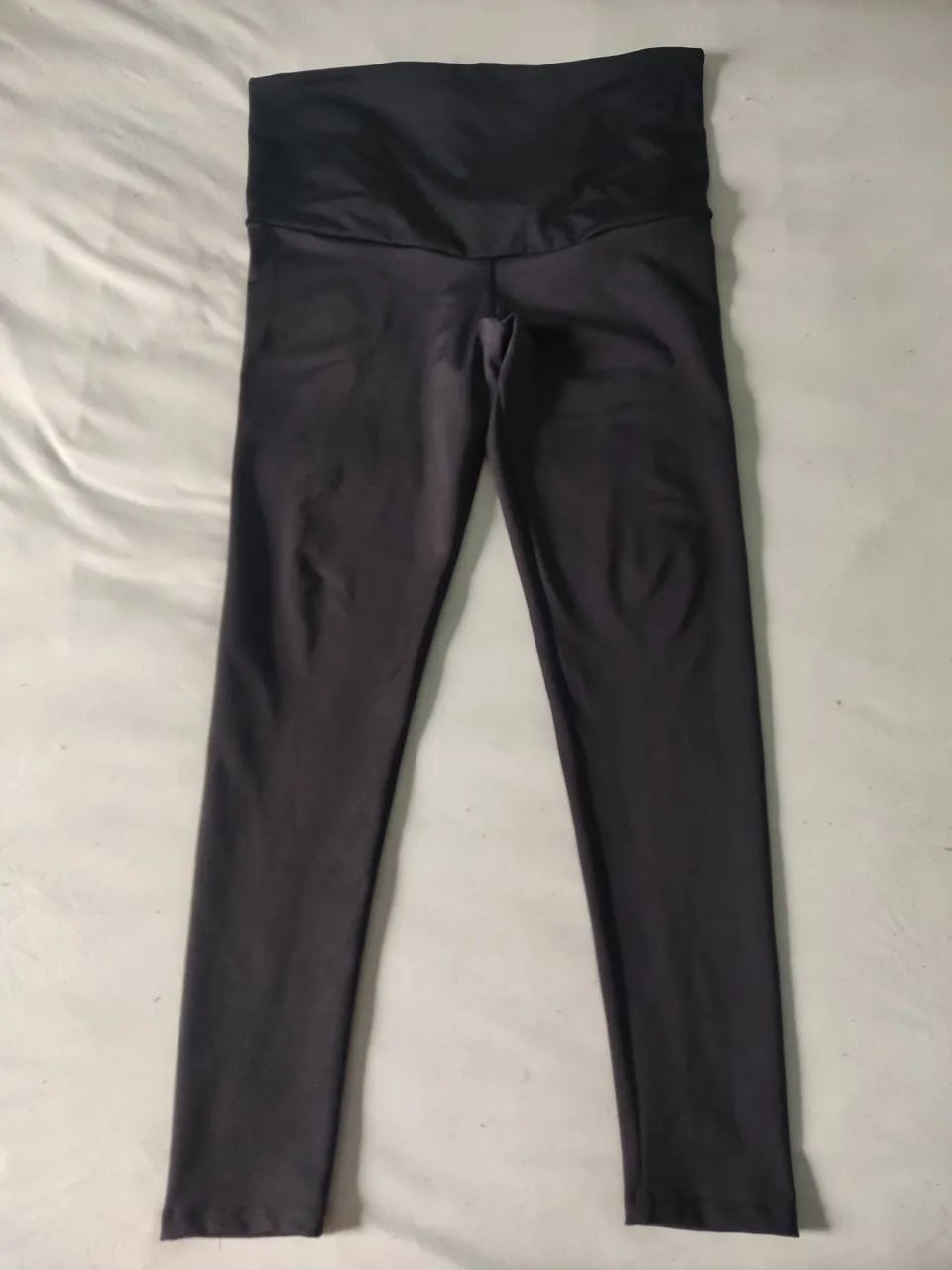 Calça preta legging grávida gestante