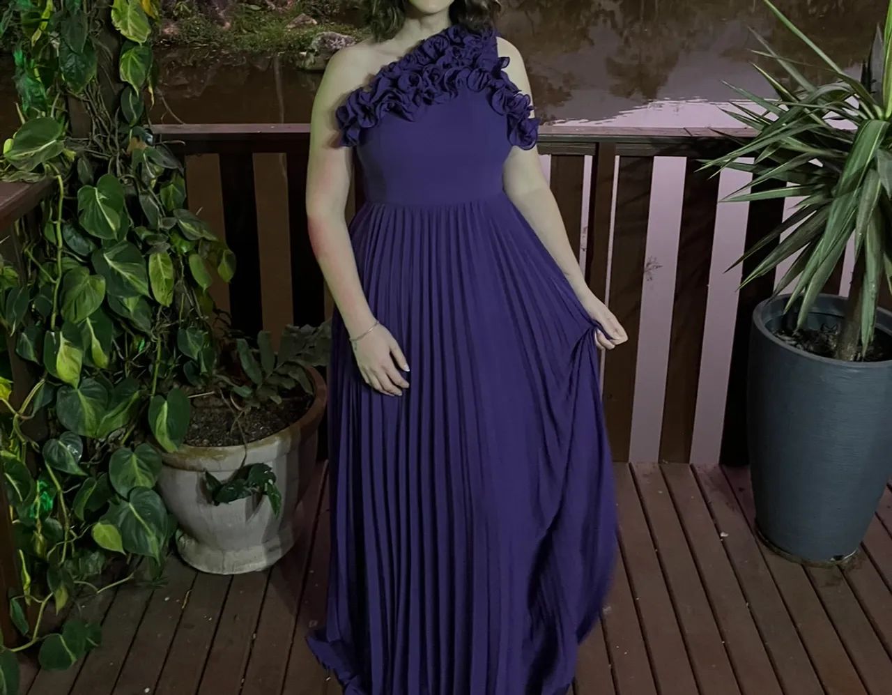 Vestido Longo Roxo de Festa - Foto 2
