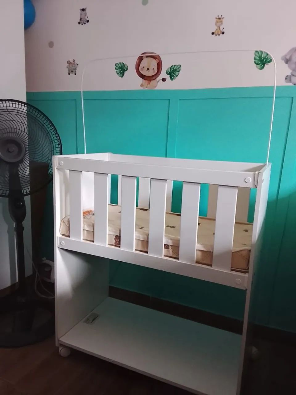 Mini berço com colchão  - Foto 2