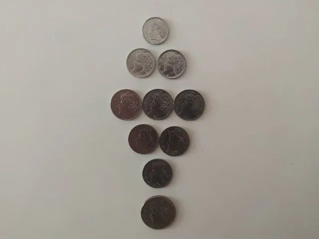 Brasil Lote Com 10 Moedas 1967 Centavos - Foto 2