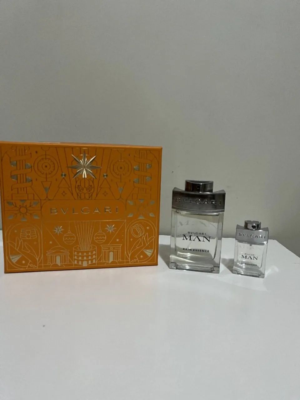 Kit Bvlgari Man Rain Essence 100ml + miniatura 15ml