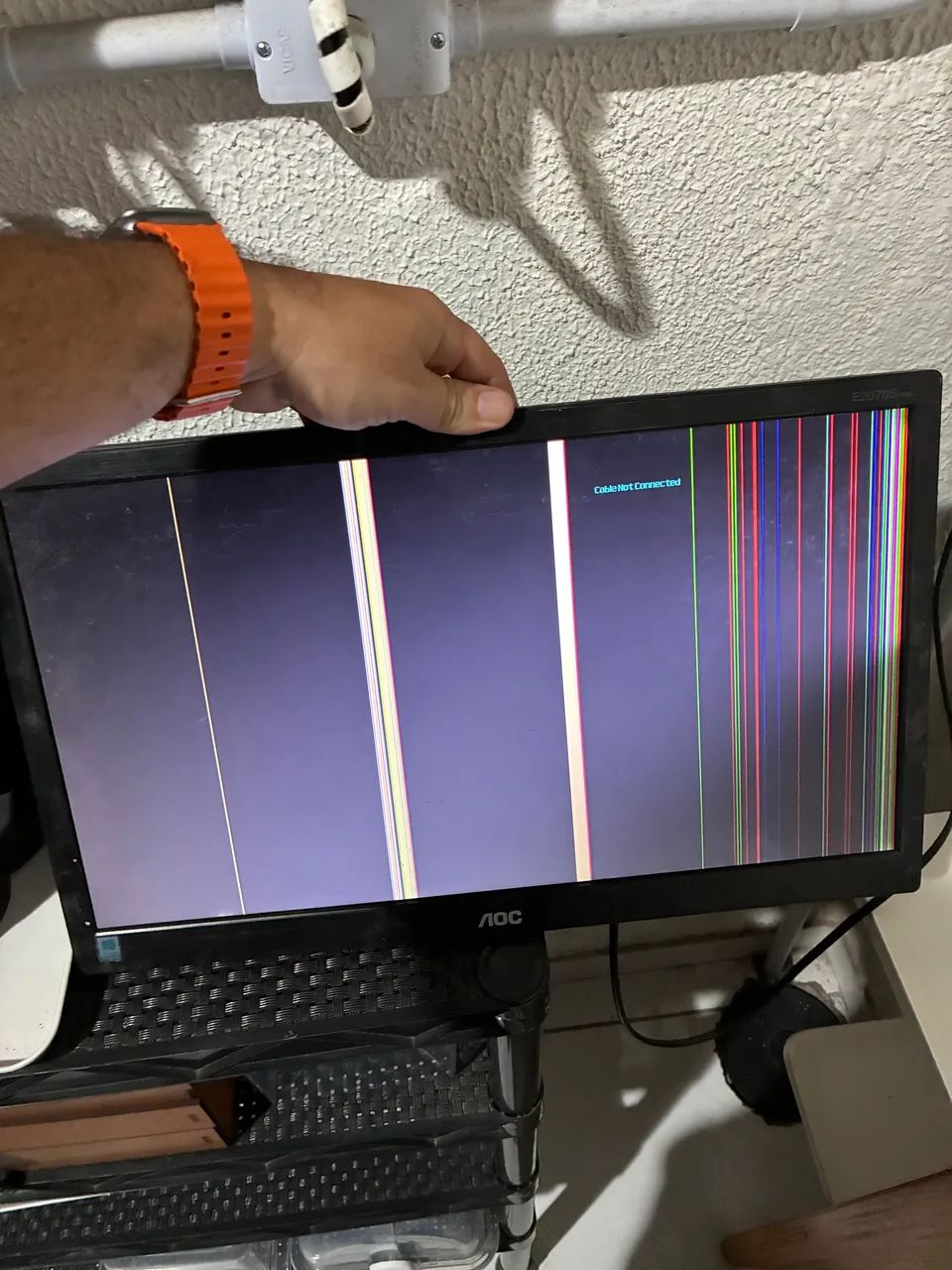 Monitor tela funcionando com avarias - Foto 2