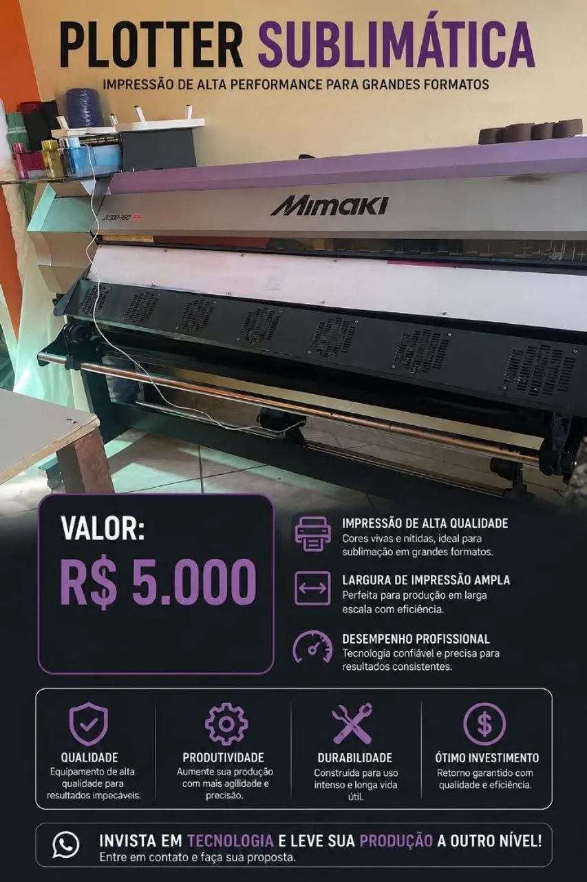 Plotter  de sublimação 