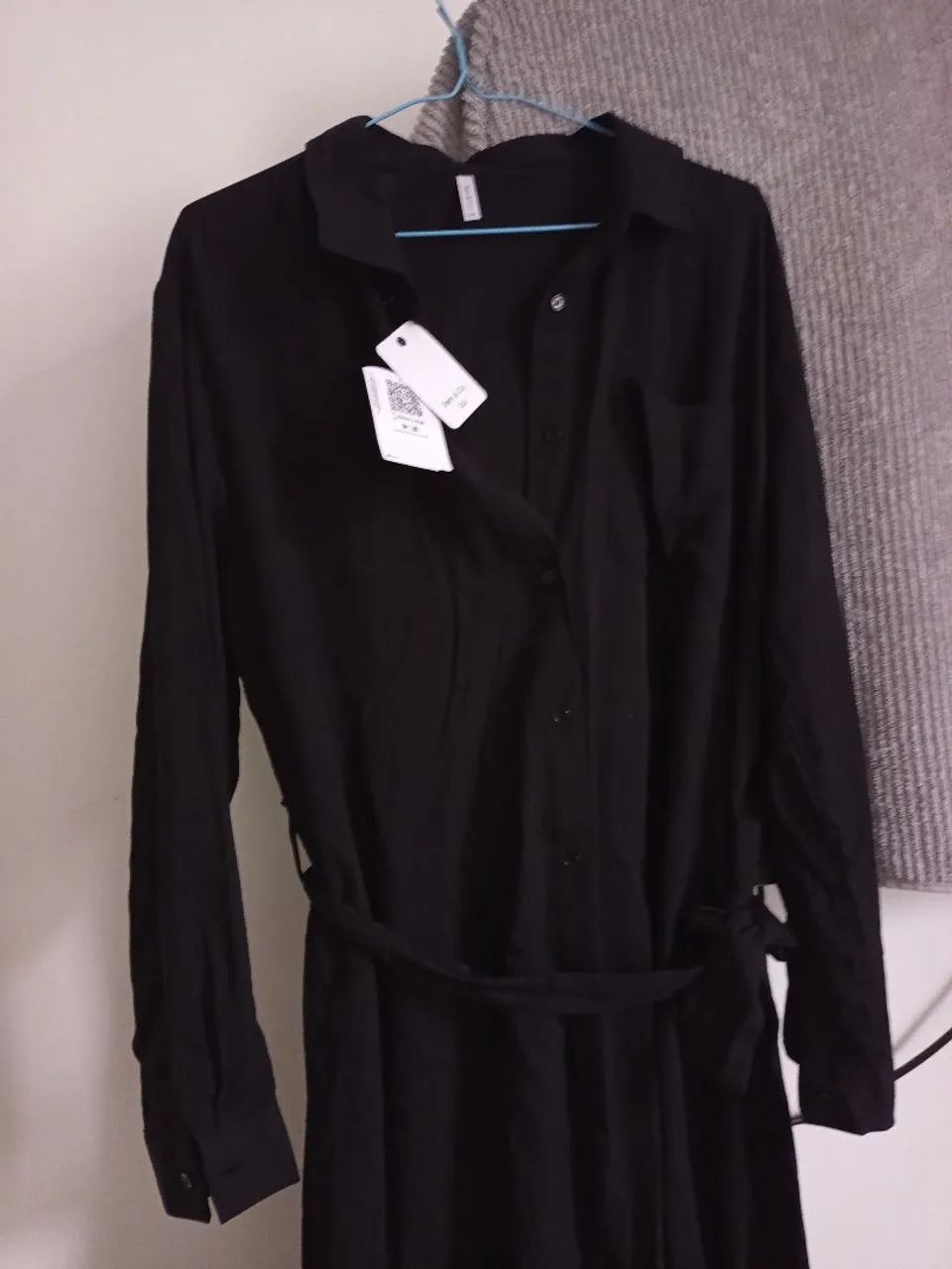 Chemise Preta elegante  - Foto 4