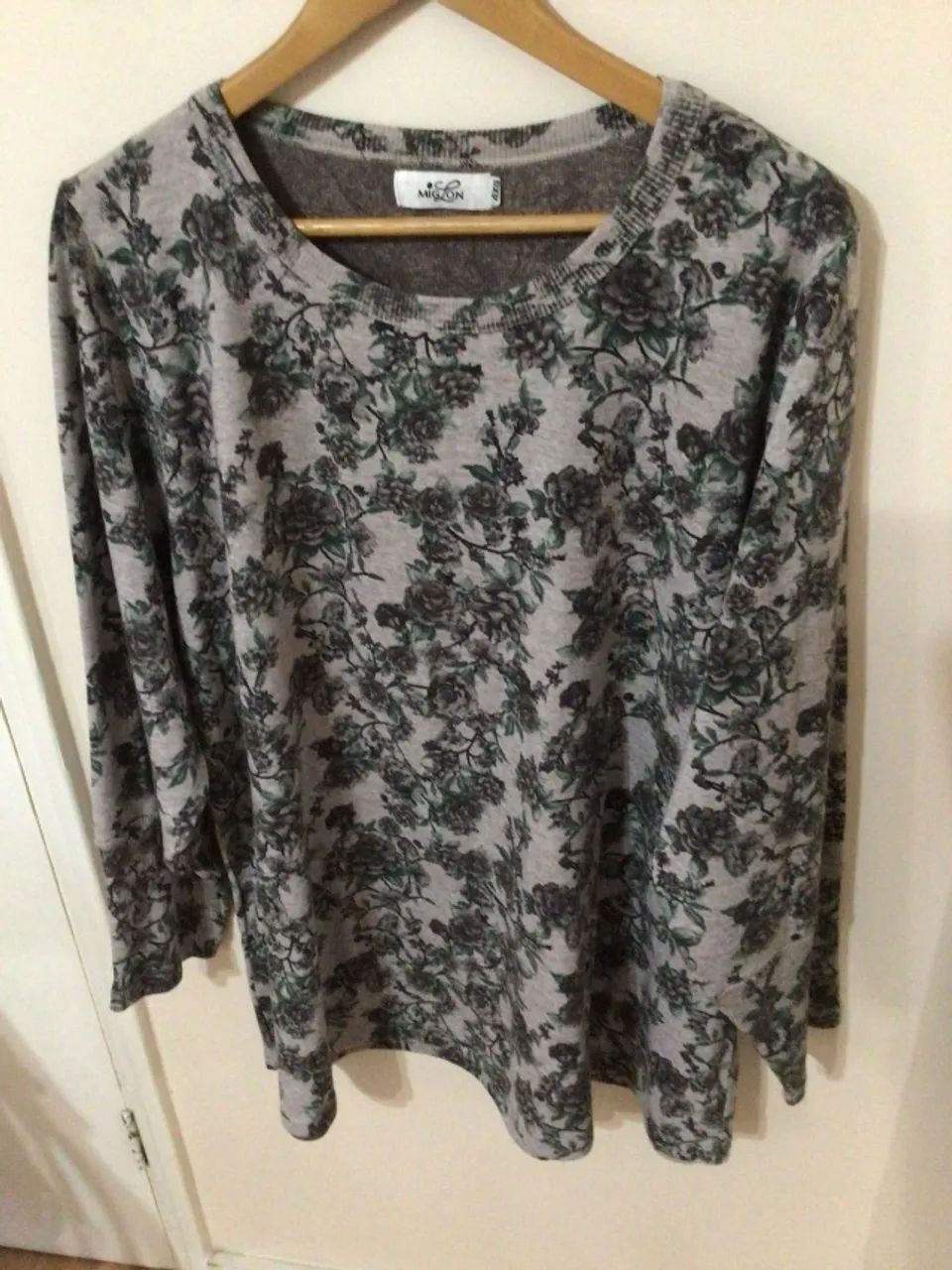 BLUSA MOLETINHO XGG FLORAL