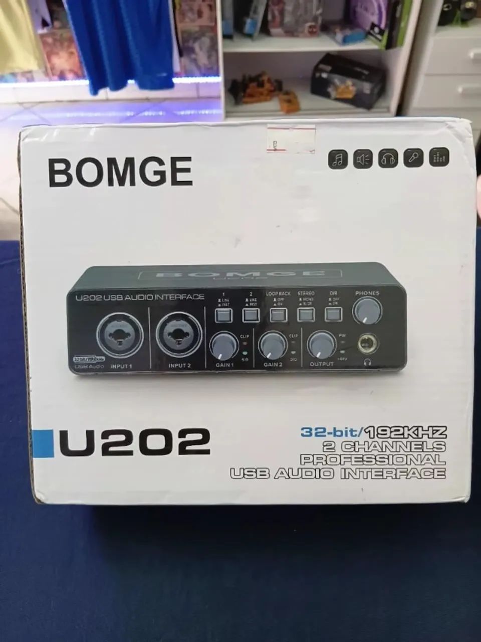 Interface De Áudio 2 Canais Usb Gravação De 32 Bits/192 Khz - Foto 2