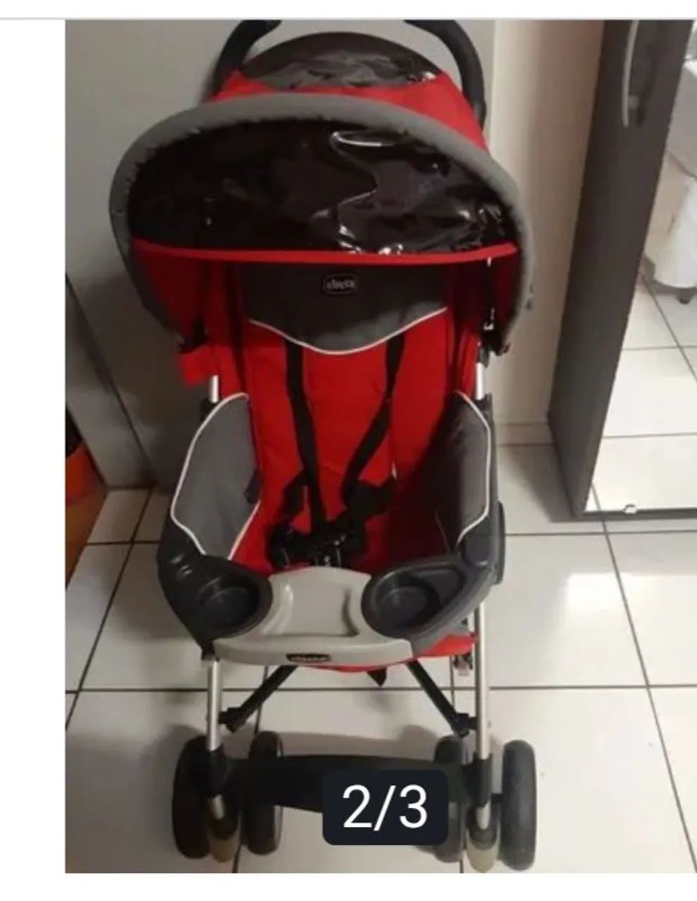 Mini berço (Cercadonho) + Carrinho de bebê  - Foto 4