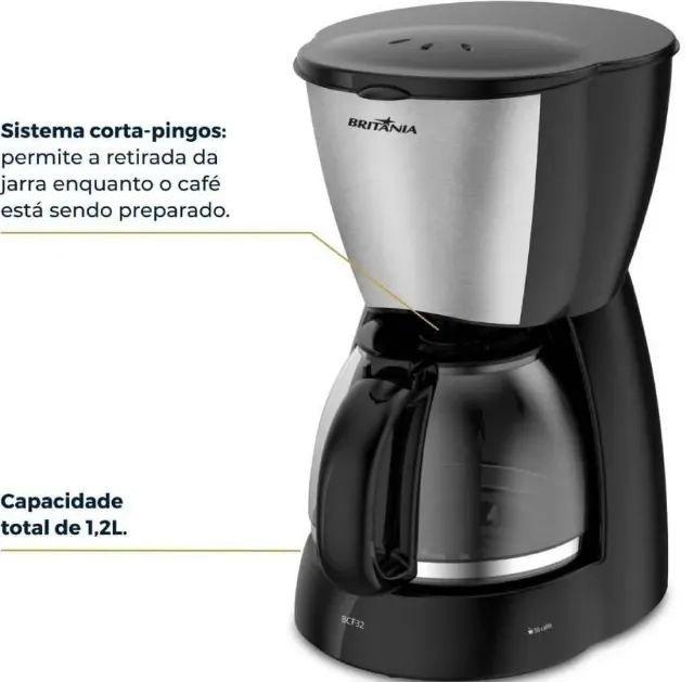 Cafeteira Elétrica Britânia 30 Cafezinhos - 110V - Foto 2