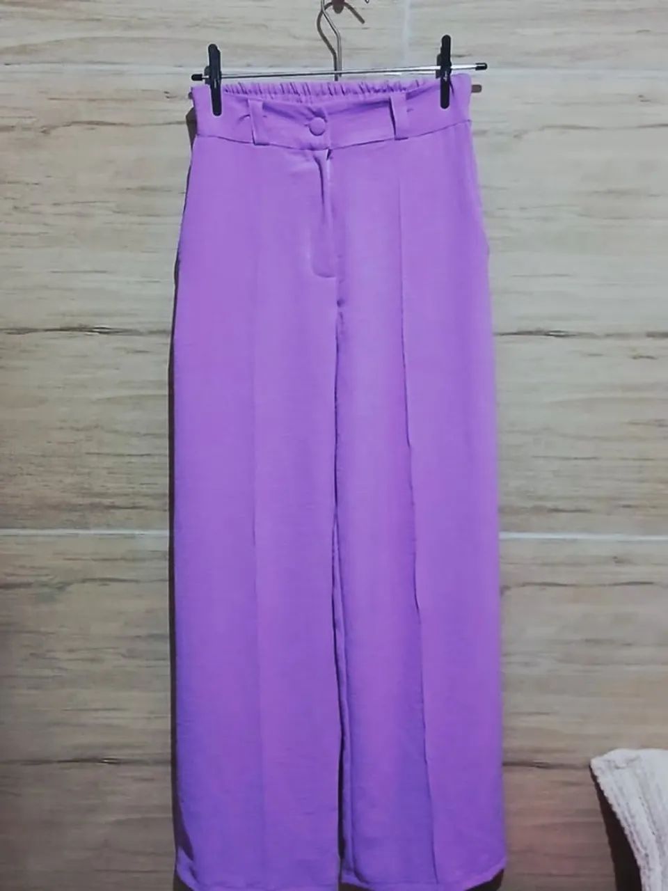 Calça pantalona lilás  - Foto 2