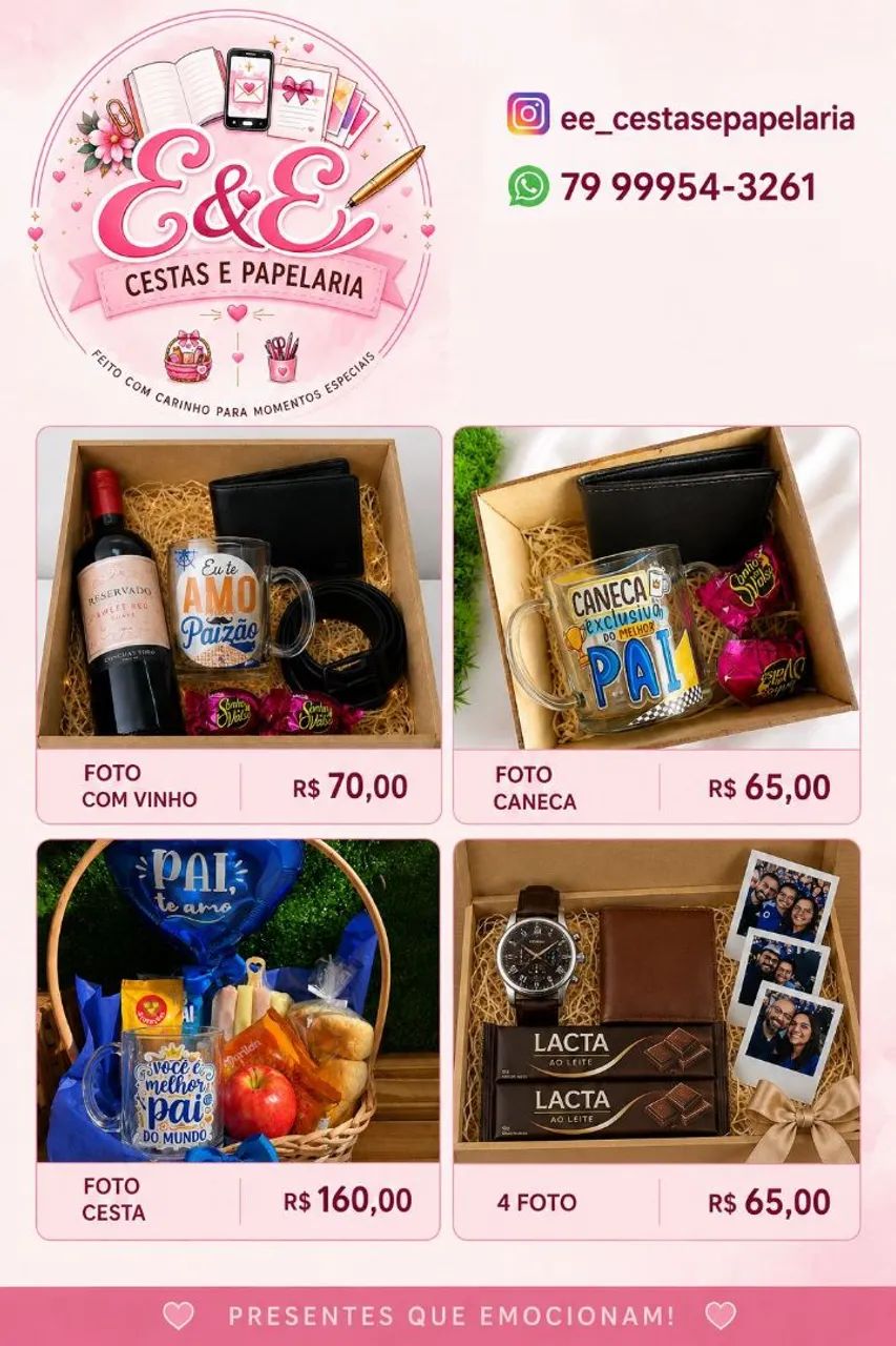 Cesta personalizada dia dos pais  - Foto 2